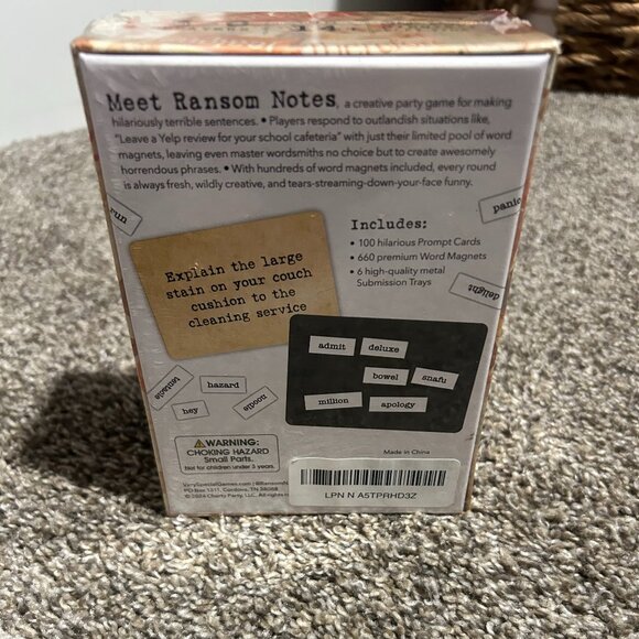Ransom Notes Game NIB - Picture 2 of 2